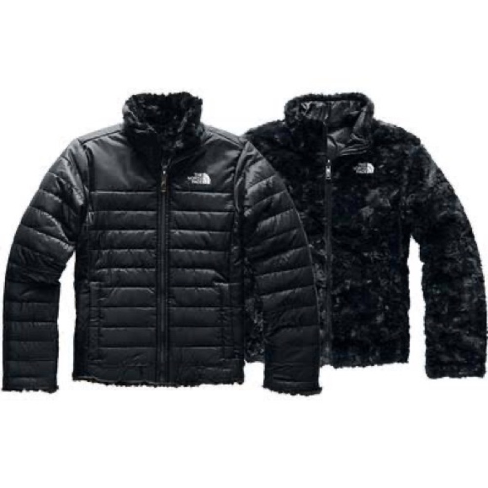 Northface Mossbud Insulated Reversible Jacket - Black